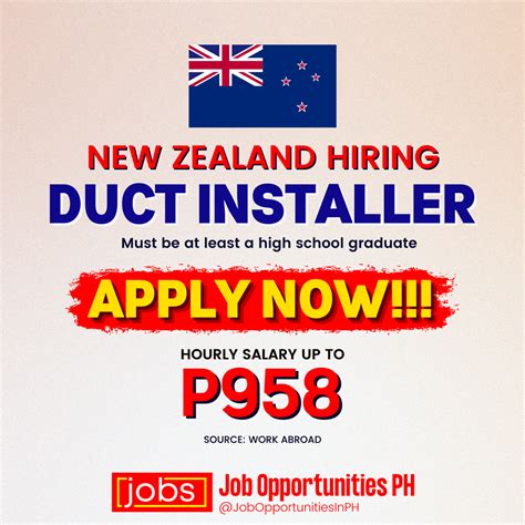 Duct Installer Jobs in Philippines .
